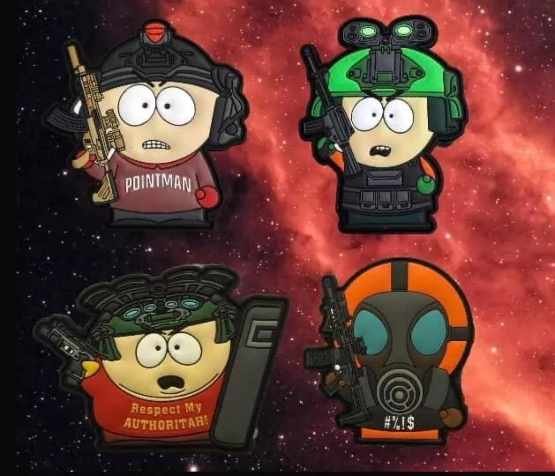 South Park Operator PVC Patch Set